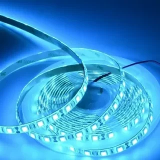 CINTA LED 12V ICE BLUE AZUL FRIO 5050 IP65 X 5 METROS