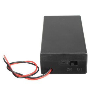 PORTA PILA 18650 X2 CON INTERRUPTOR
