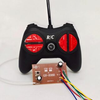 control remoto tarjeta circuito de 40MHz, PCB, transmisor y receptor, con control plástico