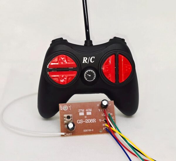 control remoto tarjeta circuito de 40MHz, PCB, transmisor y receptor, con control plástico