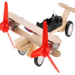 PROYECTO AVIONETA CON CAJA (SIN BATERIAS) PARA ARMAR