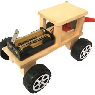 PROYECTO CAMION DE MADERA CON CAJA (PARA ARMAR) NO INCLUYE BATERIAS