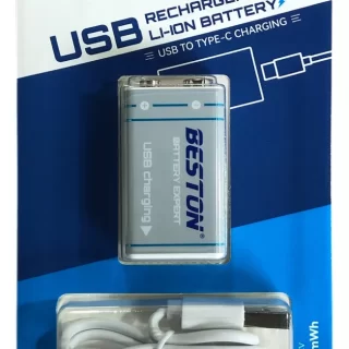 Batería Pila 9v Beston Recargable Entrada Tipo C Batería Expert