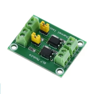 Modulo Optoacoplador PC817 de 2 Canales 3.3V ~ 30V DC