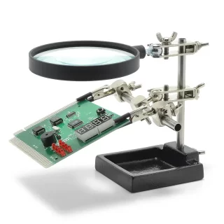 TERCERA MANO CON LUPA 3 DIOPTRIAS ZD-10H