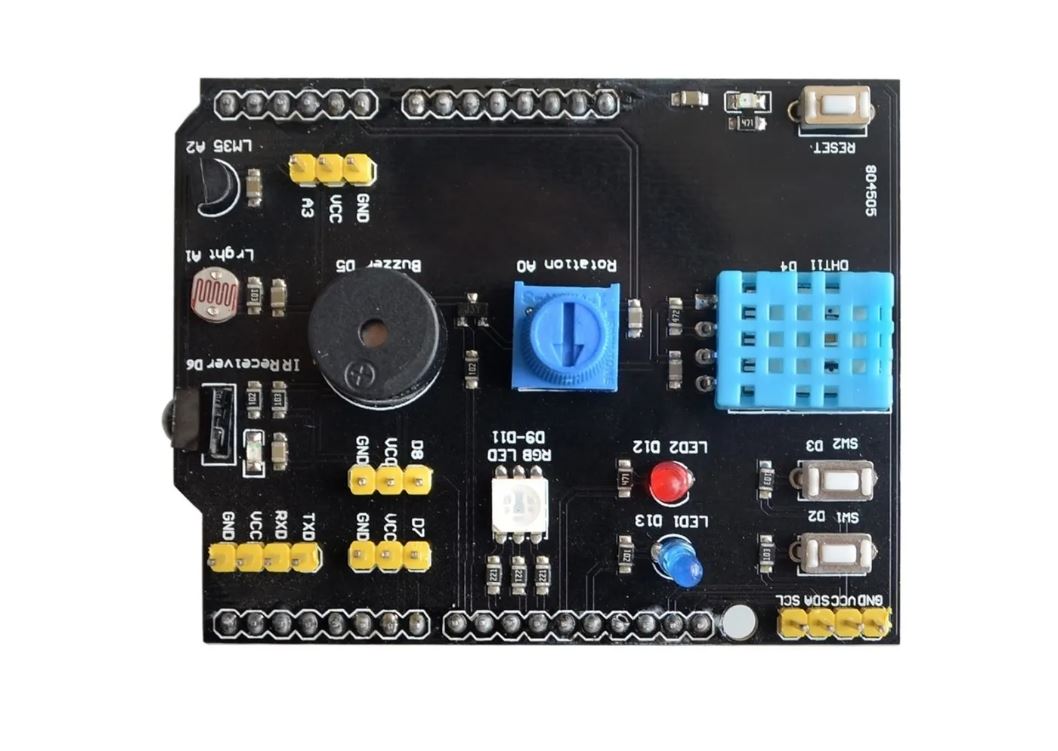 MODULO SHIELD ARDUINO UNO MULTIFUNCION DHT11