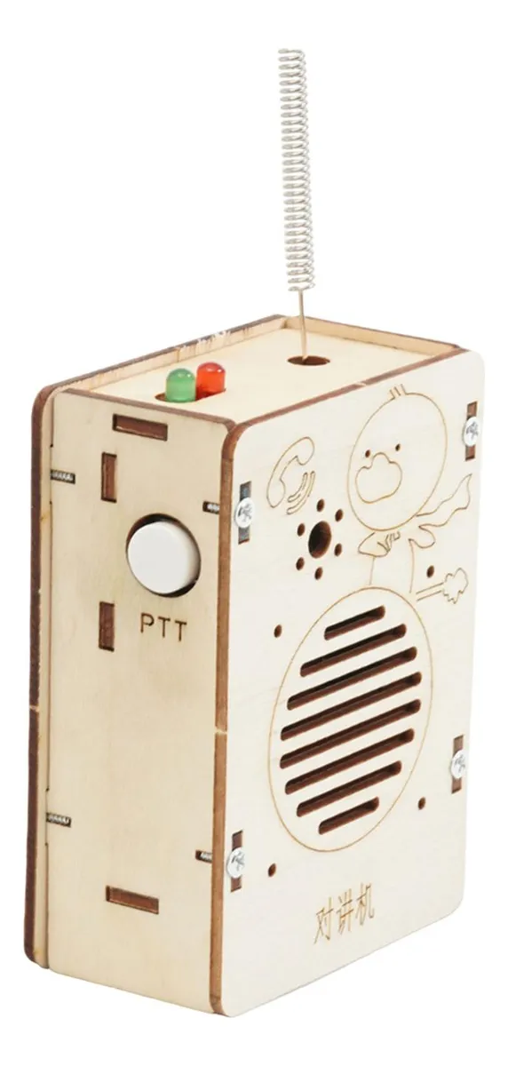 PROYECTO/KIT WALKIE TALKIE INALAMBRICOS (PARA ARMAR)