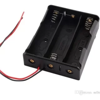 PORTA PILA 18650X3 SERIE O PARALELO