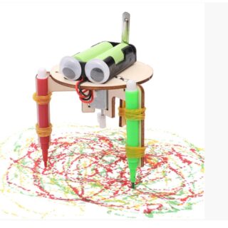 PROYECTO/KIT ROBOT PINTOR DE GARABATOS GRAFFITI (PARA ARMAR)