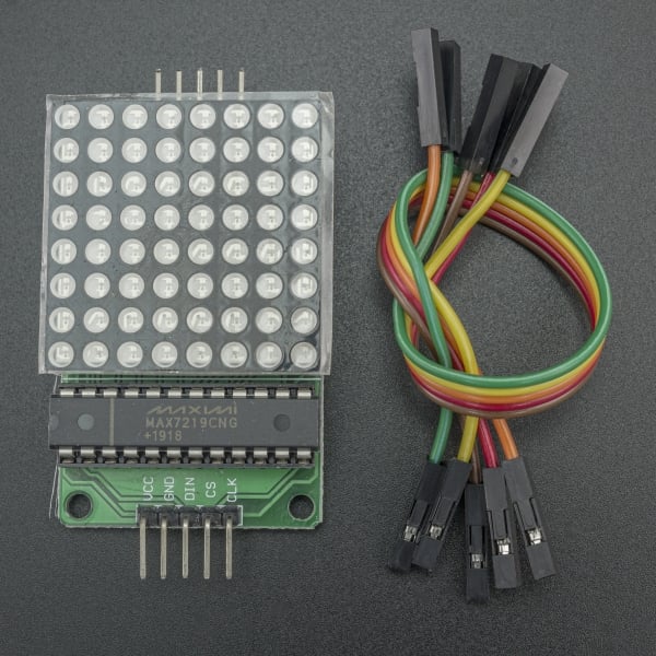 MODULO MATRIZ 8X8 PARA ARDUINO 4 display CON MAX7219 - Imagen 2